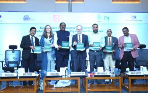 The report was unveiled by Mr. Rasmus Abildgaard Kristensen, Ambassador of the Royal Danish Embassy to India; Mr. R V Karnan IAS, Commissioner GHMC Government of Telangana; Mr. M Goutham Reddy, Vice Chairman, CII Telangana State Council; and Mr. C Shekar Reddy, National Vice Chairman, IGBC; Ms Bente Toftkær, Director, Global Talent & International Services, Danish Industry; Ar. Srinivas Murthy, Chairman, IGBC Hyderabad Chapter; and Mr. K S Venkatagiri, Executive Director, CII GBC in the presence of other dignitaries and sustainable industry champions.